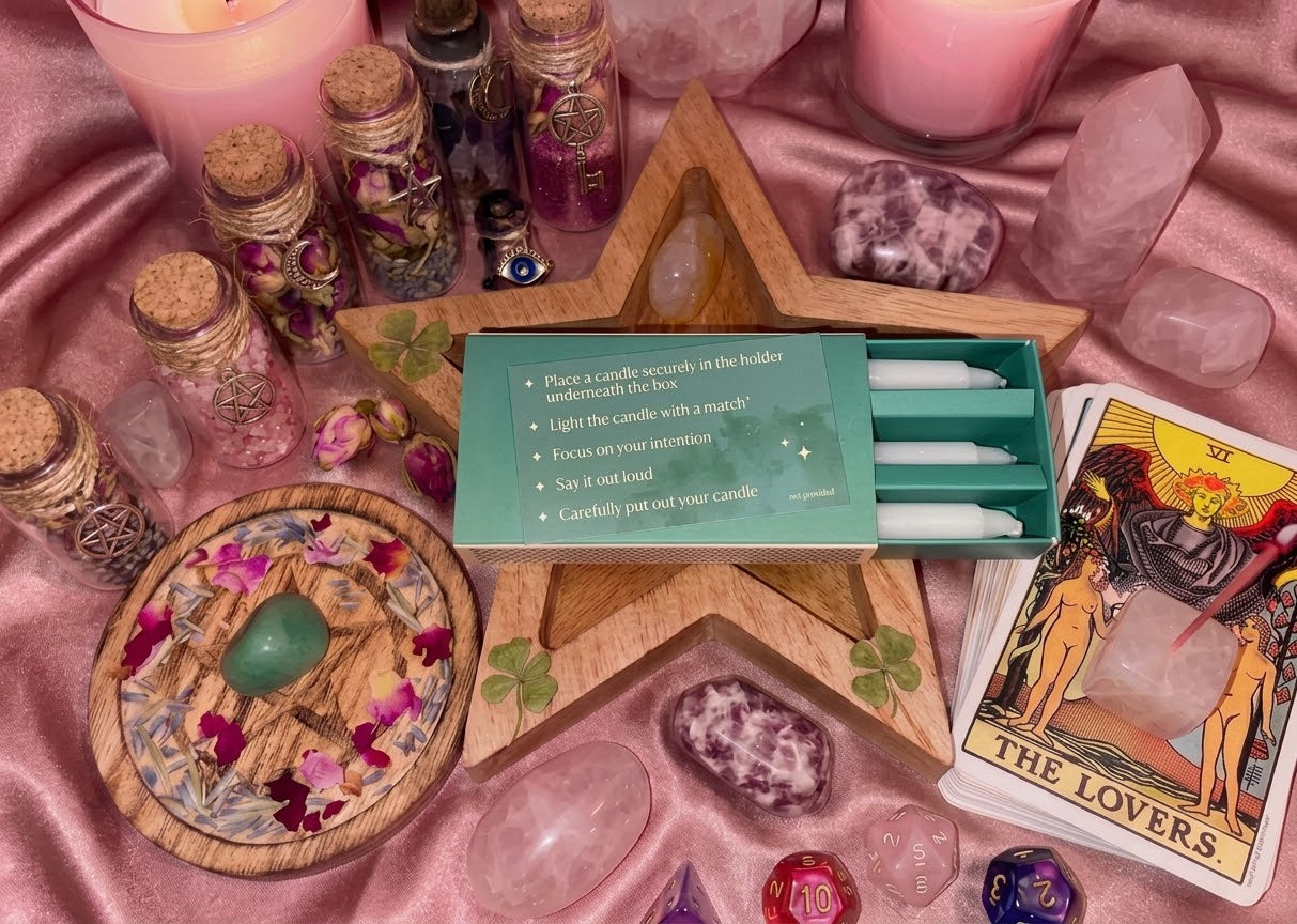 Luck Spell in a Box | Mini Candle Ritual Set