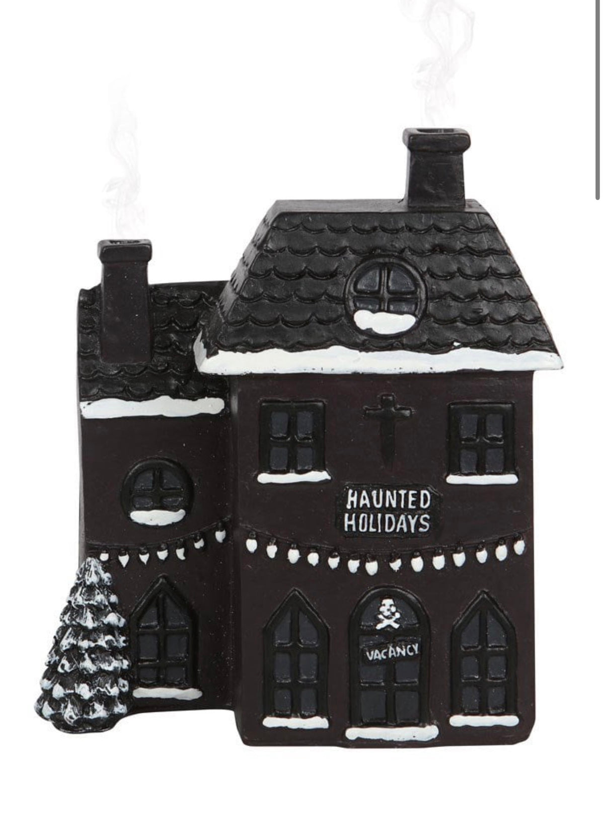 "Haunted Holidays" Spooky Village Incense Cone Burner