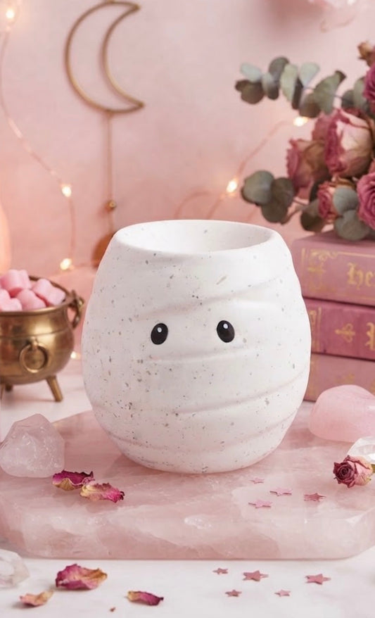 Spooky Mummy Ceramic Wax Melt & Oil Burner