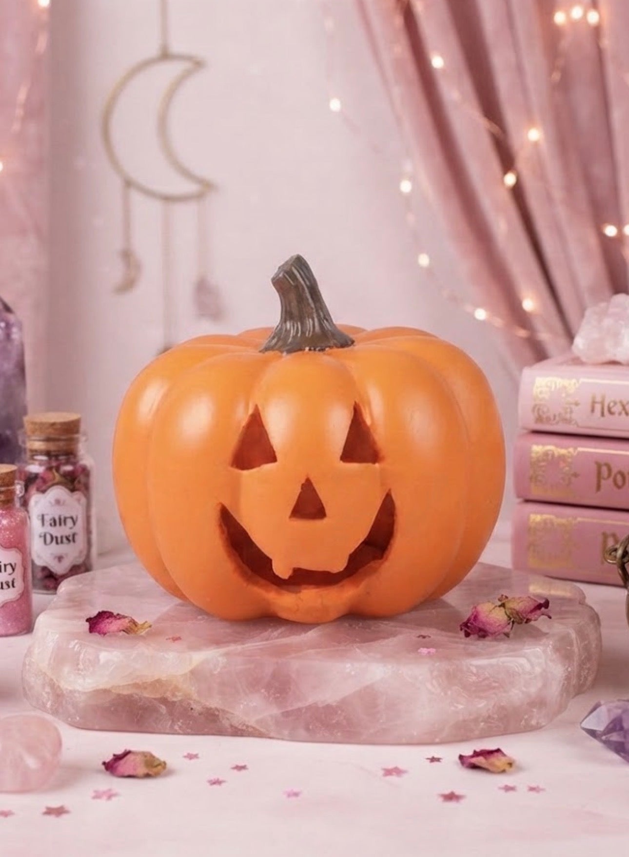 Spooky Jack-o'-Lantern Incense Cone Burner