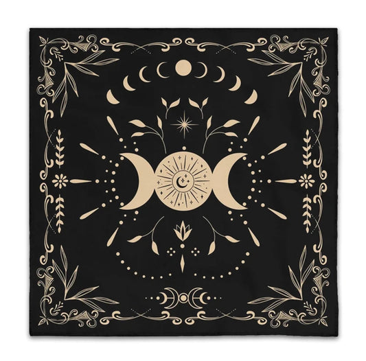 Triple Mood Goddess Altar Cloth