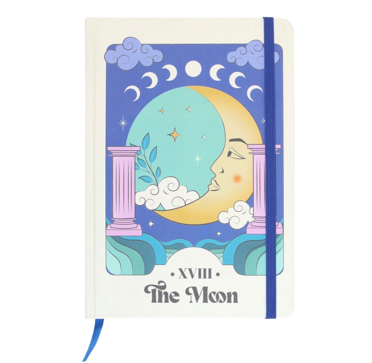 The Moon Tarot Card Notebook & Journal