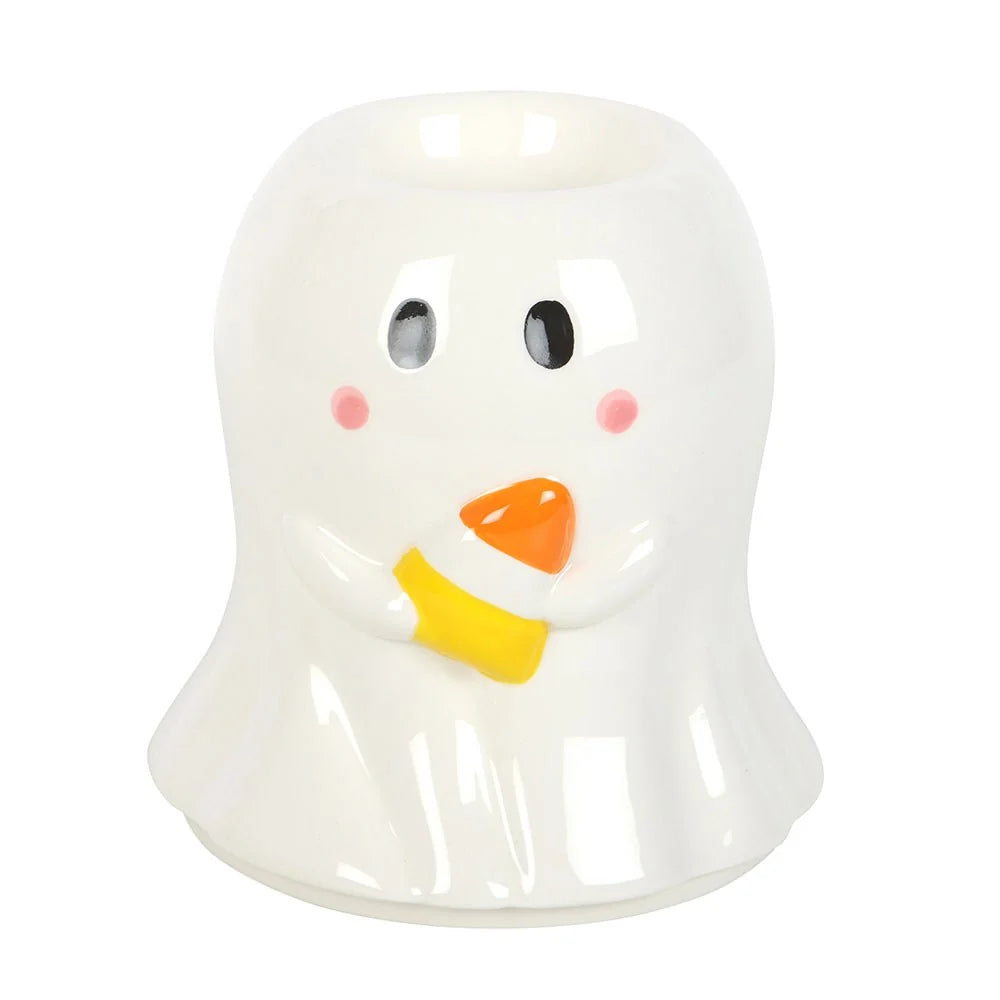 Spooky-Cute Candy Corn Ghost Wax Melt & Oil Burner